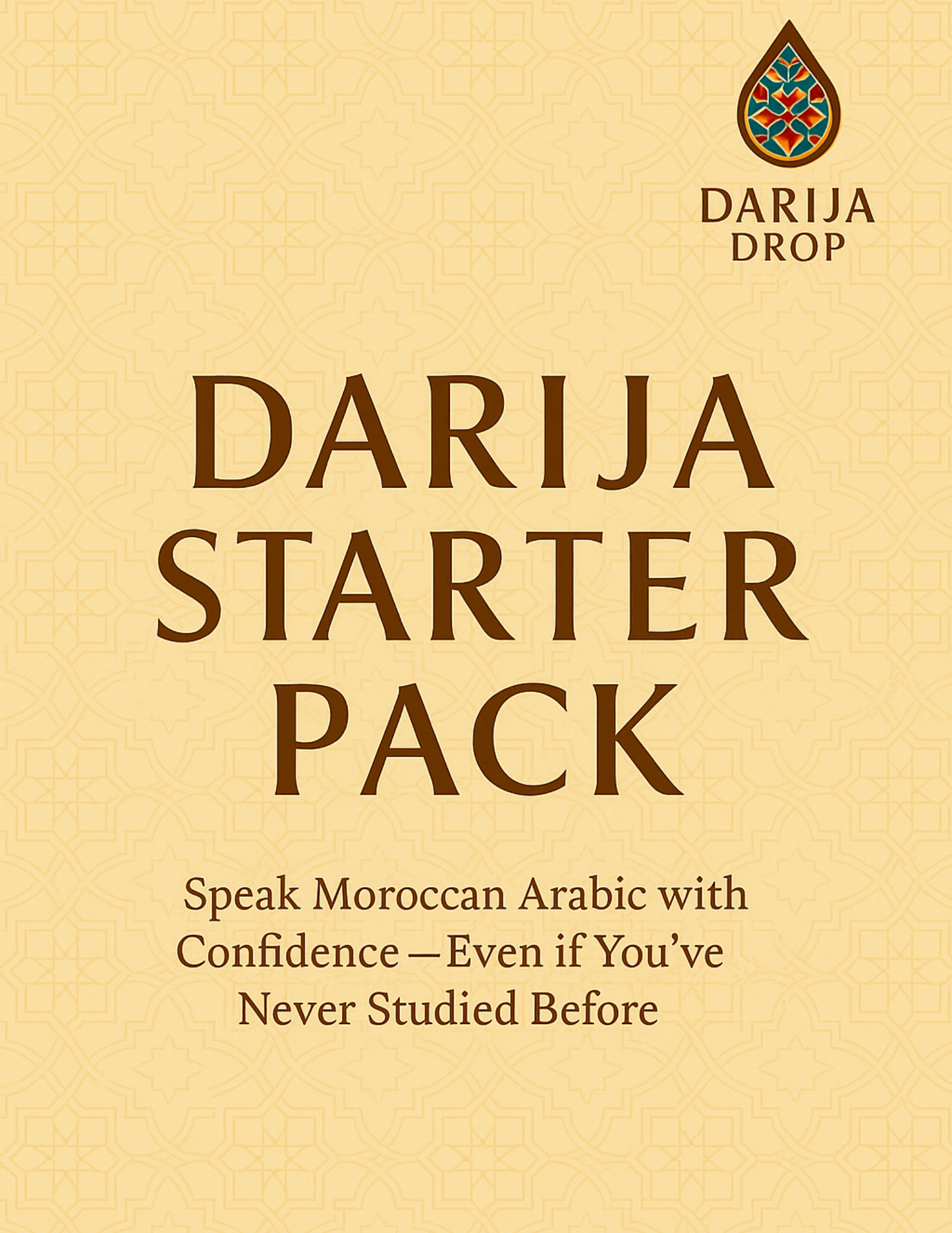 Free Darija Starter Pack